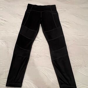 Athleta Inclination Moto Tight in Black S